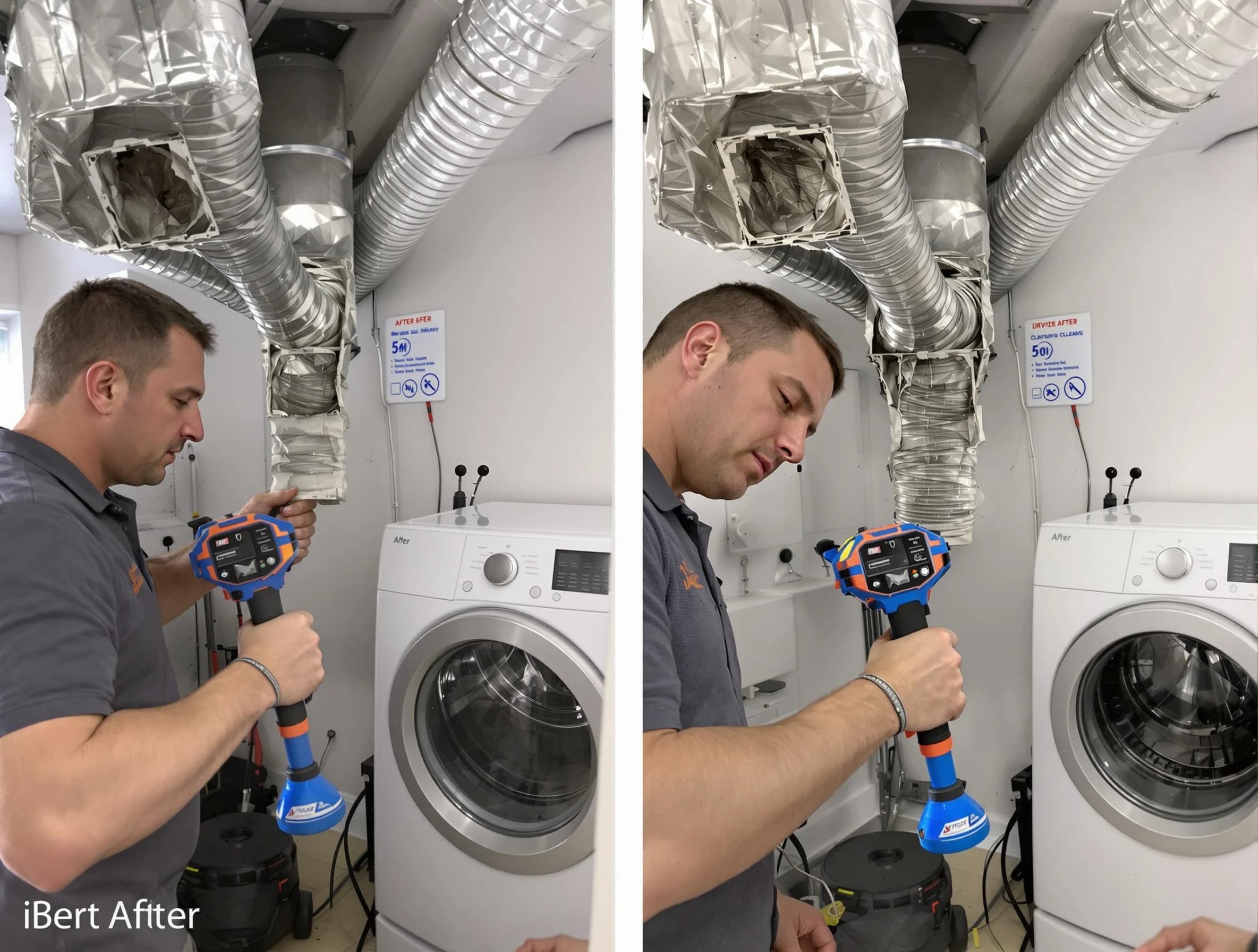 Professional clogged vent cleaning by Rialto Dryer Vent Cleaning in Rialto