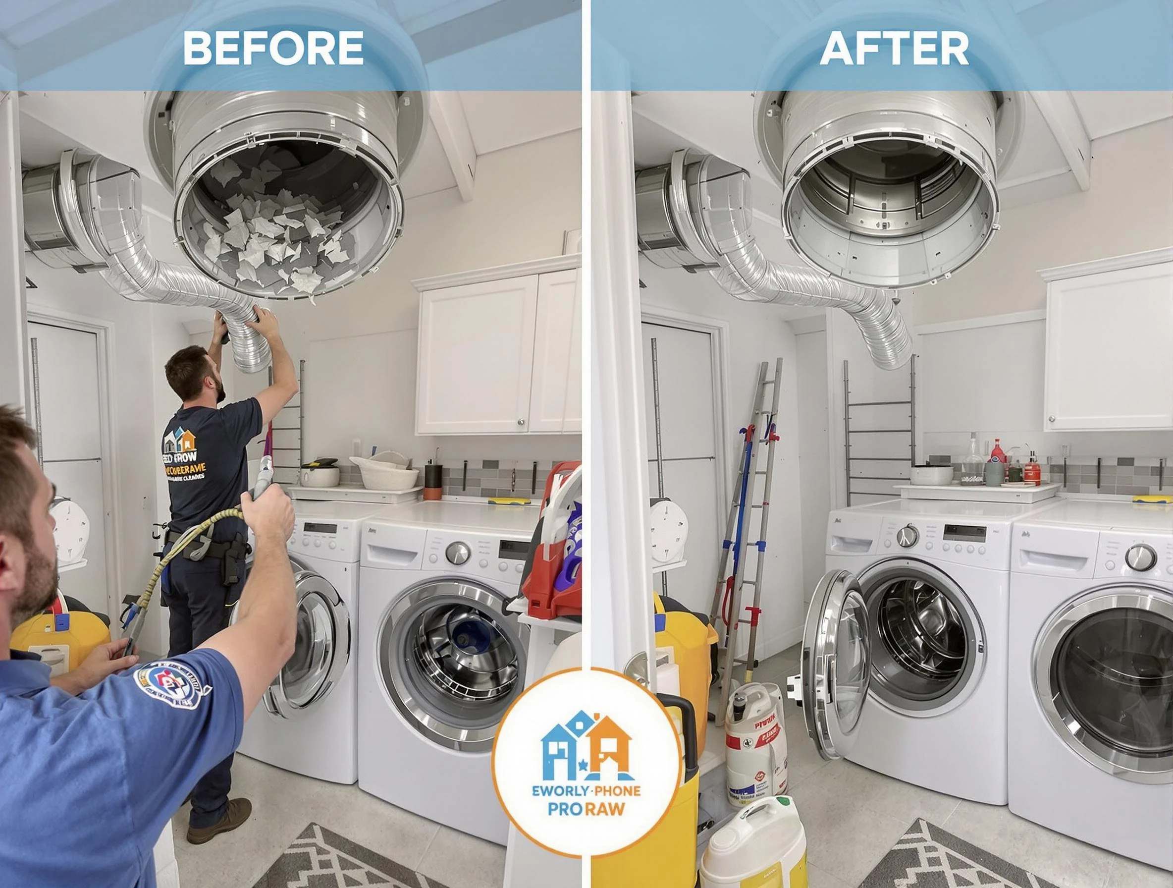Residential dryer vent cleaning by Rialto Dryer Vent Cleaning in Rialto